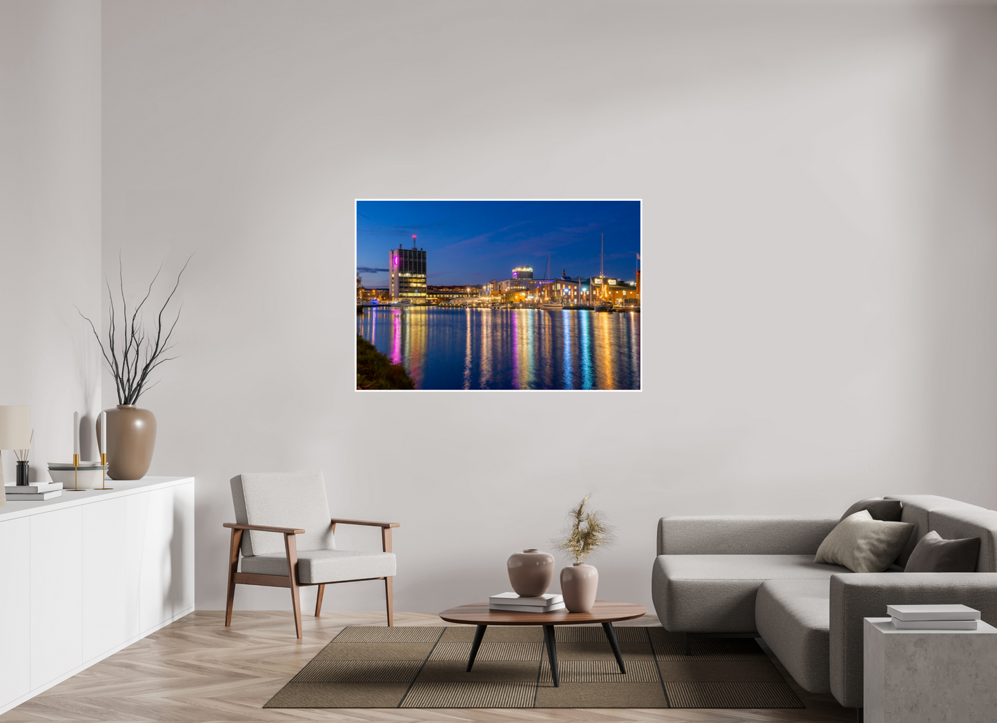 150 x 100 cm, Hahnemühle FineArt Baryta (print only) 1 cm white border Reflections at Dusk