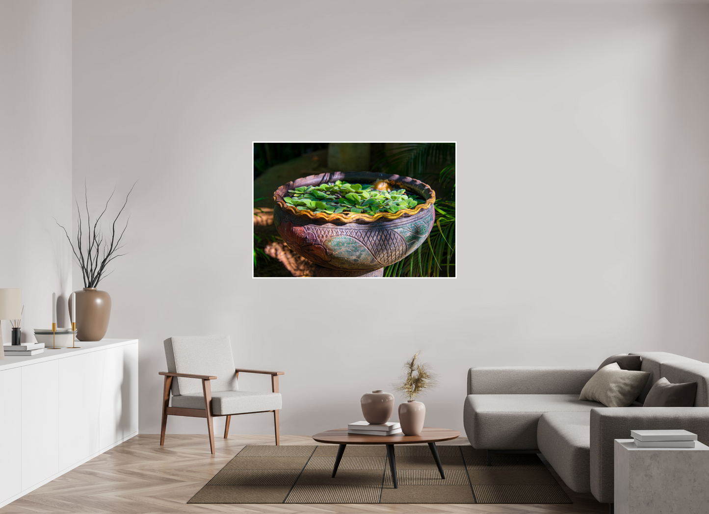 150 x 100 cm, Hahnemühle FineArt Baryta (print only) 1 cm white border Verdant vessel