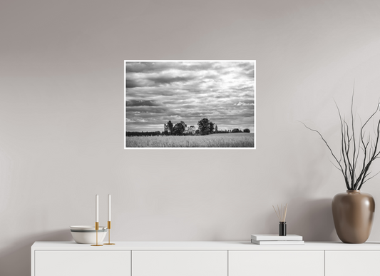 75 x 50 cm, Hahnemühle FineArt Baryta (print only) 1 cm white border Home alone Hedås, Värmland Sweden.