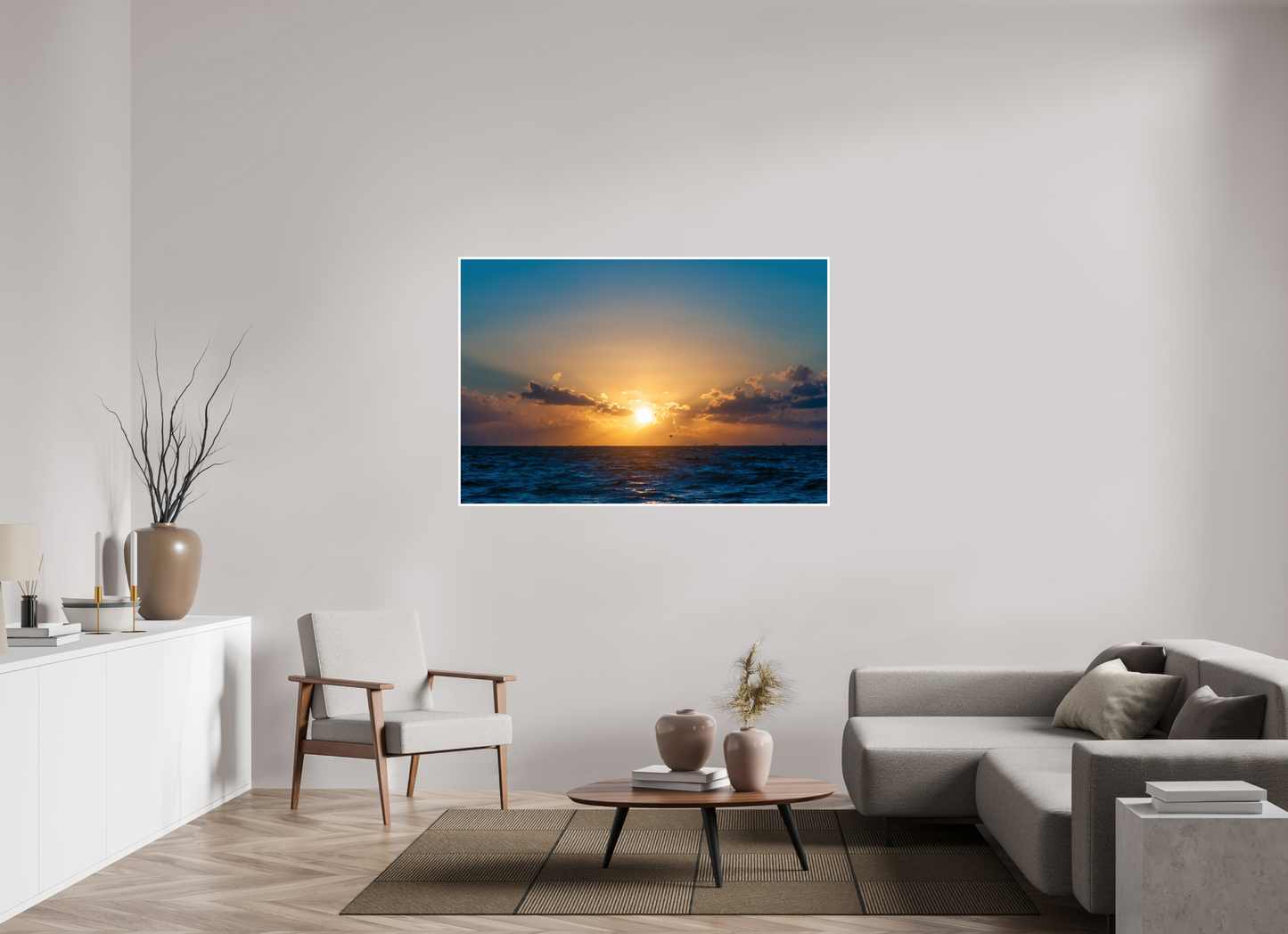 150 x 100 cm, Hahnemühle FineArt Baryta (print only) 1 cm white border Sunset Thailand