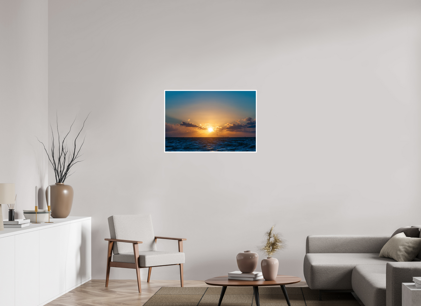 90 x 60 cm, Hahnemühle FineArt Baryta (print only) 1 cm white border Sunset Thailand