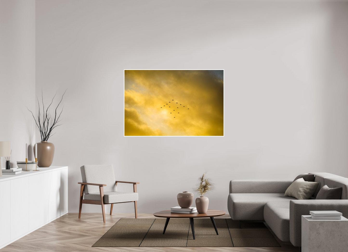 150 x 100 cm, Hahnemühle FineArt Baryta (print only) 1 cm white border Sunset Vanguard